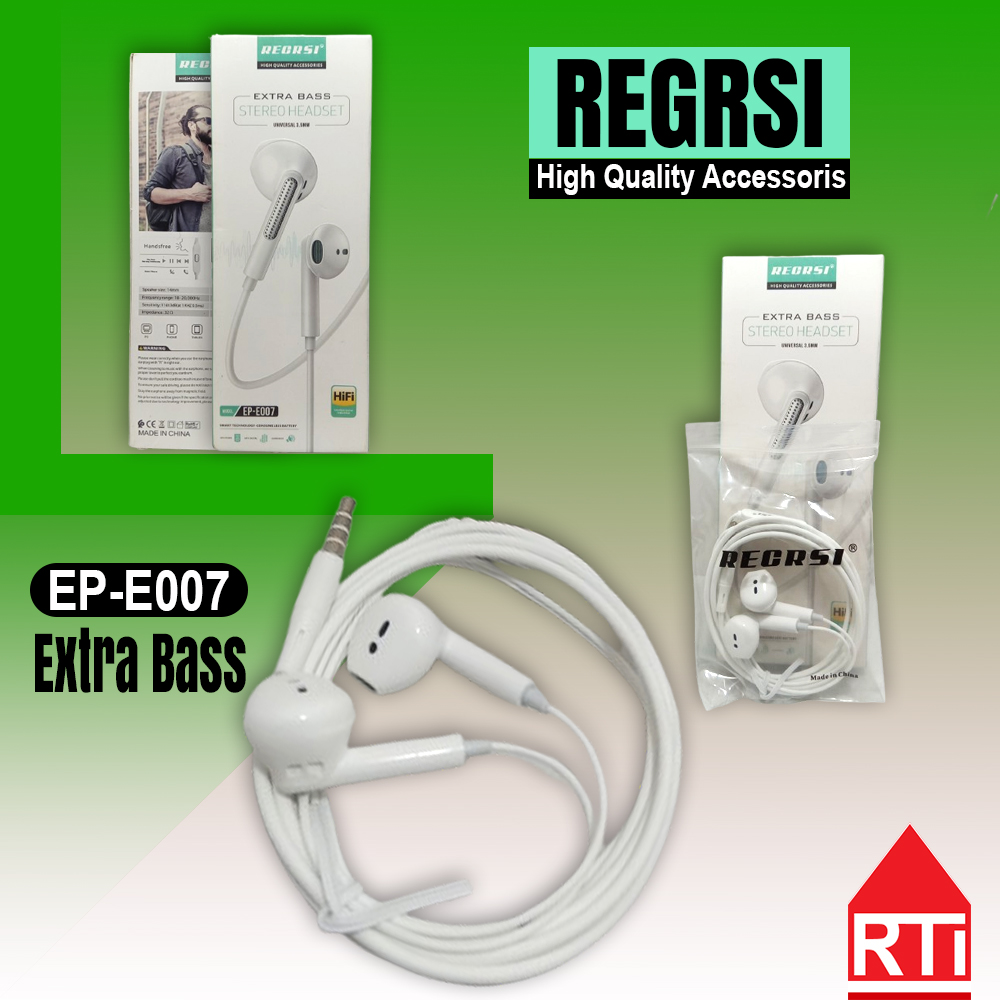 Regrsi EP - E007 Earphone