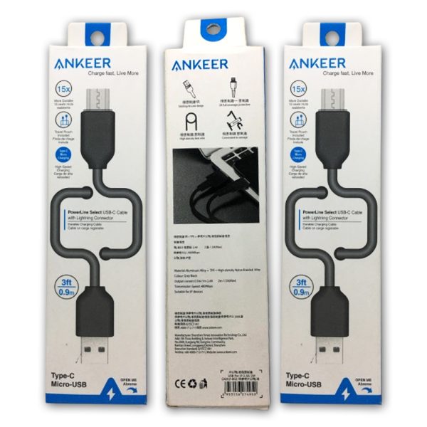 Ankor 1M data cable (Type-C) - Image 4