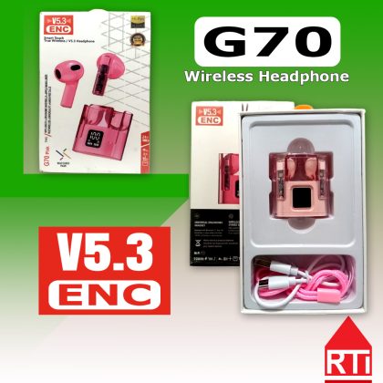 G70 TWS Bluetooth Headphone || ENC
