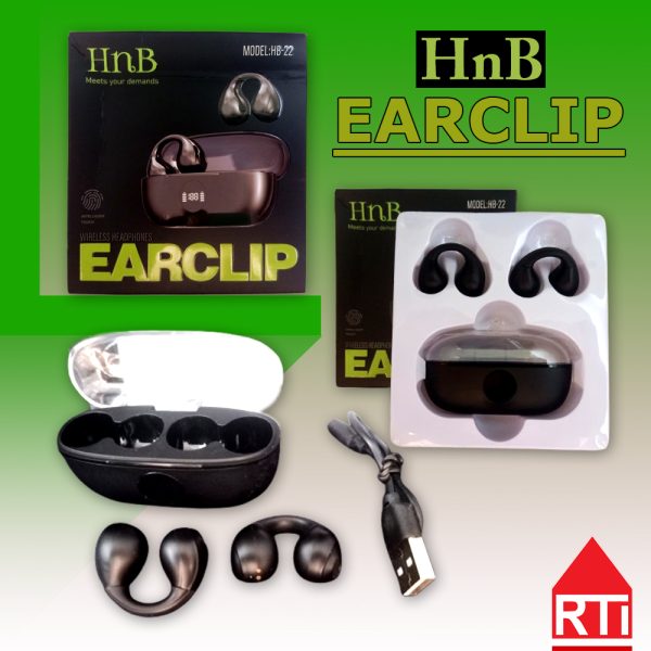HnB HB-22 Earclip TWS Bluetooth Headphone