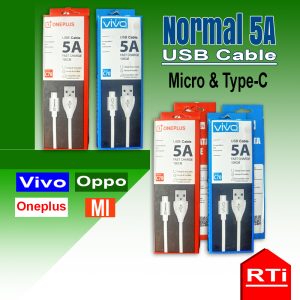 Normal 5A Charging Cable (Type-B & Type-C)