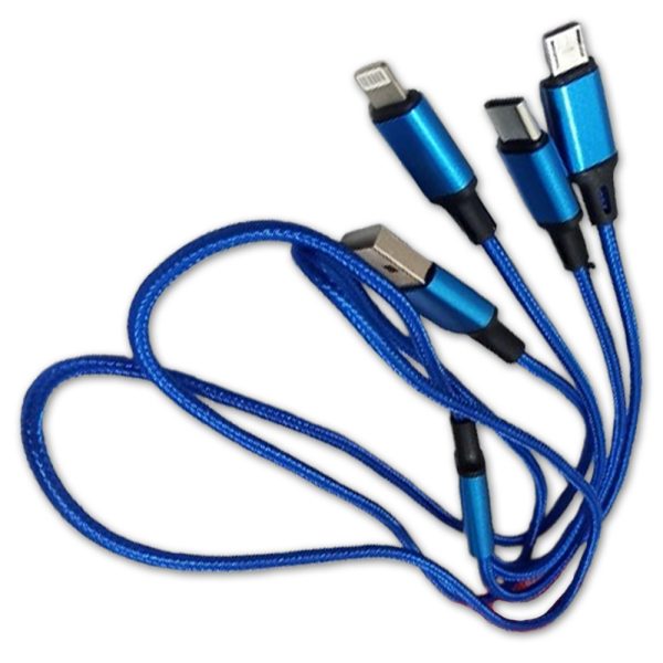 Remax 3.4A 3in1 Charging Cable - Image 2