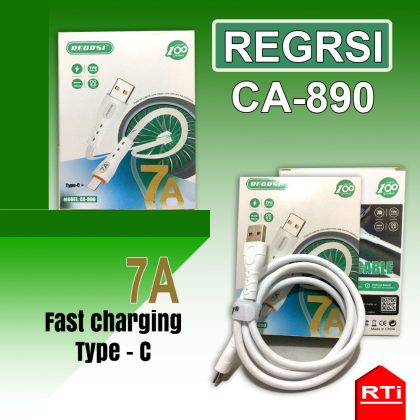 7A Regrsi CA-890 Fast Charging Data Cable