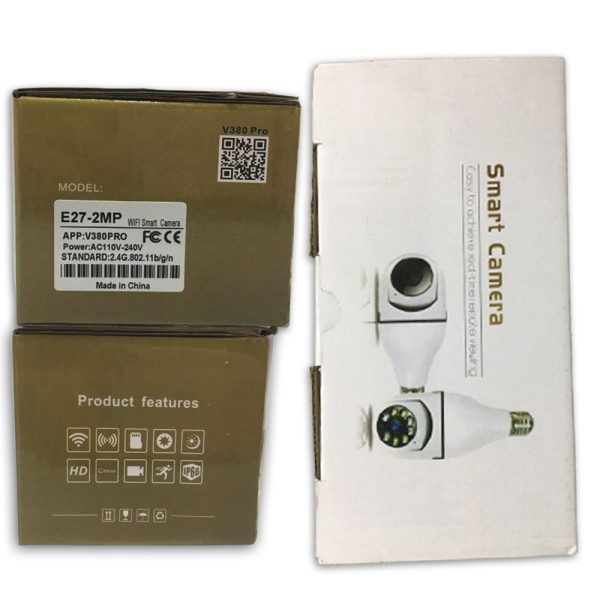 E27 Smart iP Camera 2MP Wifi Camera - Image 5