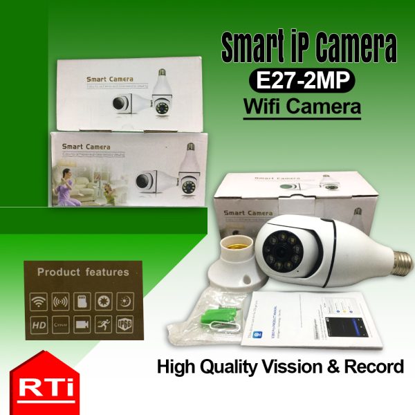 E27 Smart iP Camera 2MP Wifi Camera