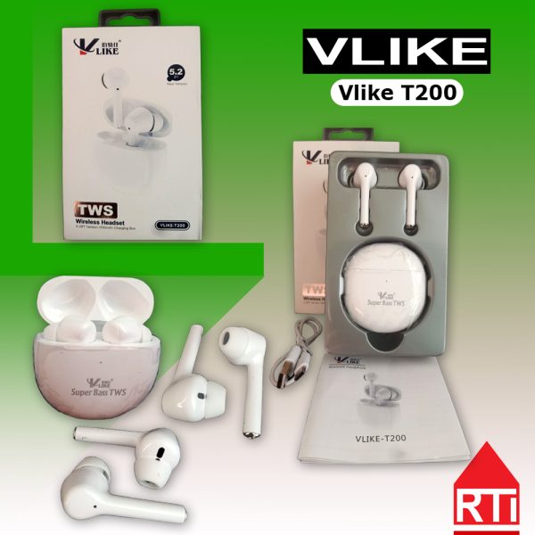 Vlike T200 TWS Bluetooth Headphone