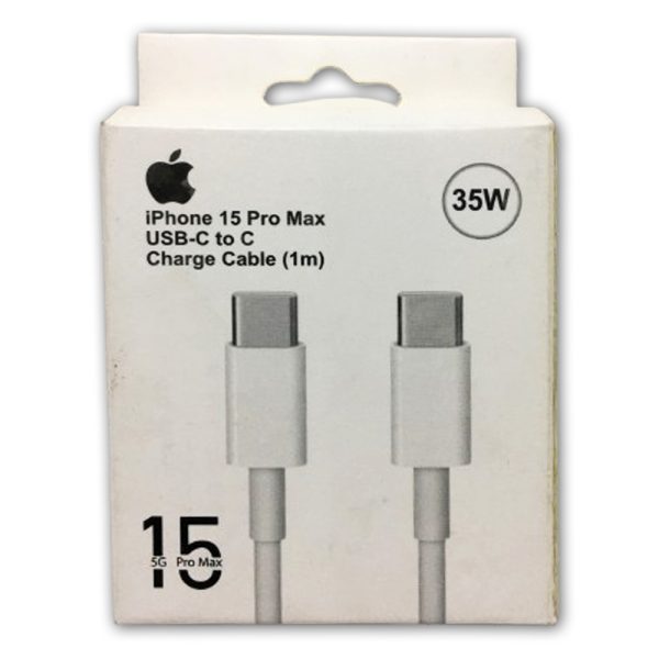 35W USB-C to USB-C Cable Fro iPhone 15 pro max & Mack - Image 3