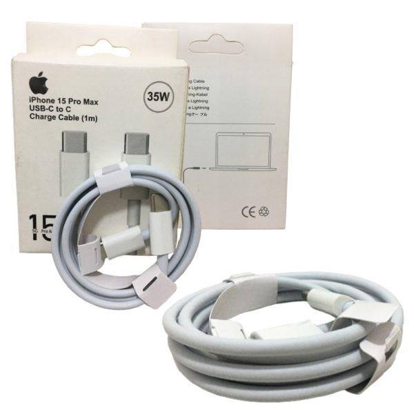 35W USB-C to USB-C Cable Fro iPhone 15 pro max & Mack - Image 2
